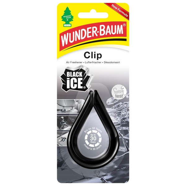 Odorizant Wunder-Baum Clip Black Ice 78944 